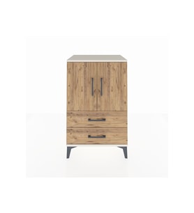 Hyperion Komodin 2 Raflı 2 Çekmeceli 2 Kapaklı 60x44x96 Aytaşı-Çam
