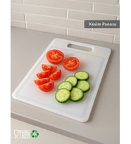 Düz Kesim Panosu Doğruma Tahtası Salata Meyve Kesme Tahtası 31x22 cm