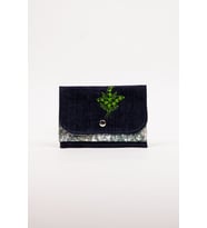 Kumaş Cüzdan – Denim Çift Bölmeli 18x12 cm