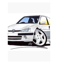 Peugeot 106 Quiksilver Tablo Ahşap Poster Dekoratif