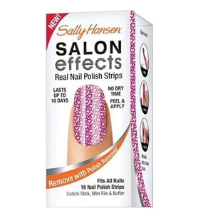 Sally Hansen Salon Effects- Gerçek Ojeden Yapılan Desenli Oje Bandı Cross My Heart