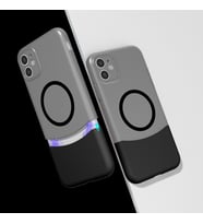 Apple iPhone 11 Kılıf M-Safe Şarj Özellikli Mıknatıslı Zore Duble Kapak