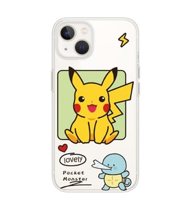 Iphone 14 Plus Uyumlu Pokemon Pikachu Tasarımlı Şeffaf Telefon Kılıfı