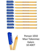 1010 Mavi Tükenmez Kalem Ofispen 10 Adet