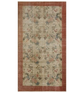 Yün Eskitme El Dokuma Halı 136x248 cm 9941