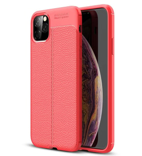 Newface Apple iPhone 11 Pro Kılıf Auto Focus Kapak - Kırmızı