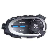 Q29 Motosiklet Kask Bluetooth Kulaklık Eşleşmeli 1080p Kamera Geniş Açı Su Geçirmez Intercom