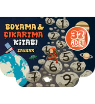 Sayılar Boyama ve Çıkartma Kitabı