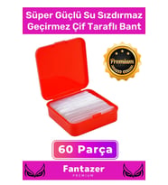Premium Süper Güçlü Yapışkan Kolay Çıkarılabilir Çok Amaçlı 60 Parça Çift Taraflı Şeffaf Bant