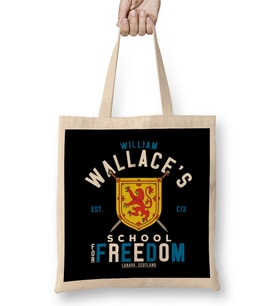 Braveheart William Wallace School For Freedom Flag Bez Çanta Uzun Saplı