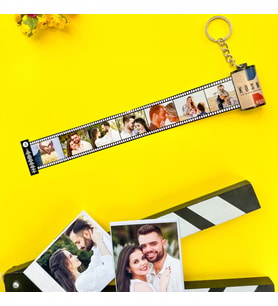 Sevgililere Özel Foto Film Anahtarlık Seti