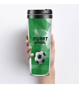 Futbol Topu Tasarımlı Termos Bardak