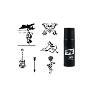 Müzik Hayatttır Spray Tattoo İle Geçici Dövme Yapma Seti