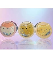 GIPTA K9901 CUTE PUFİ KABARTMALI KAPAK YUVARLAK AYNA - TEKLİ