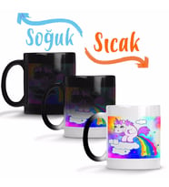 Unicorn 02 Sihirli Kupa Bardak Porselen