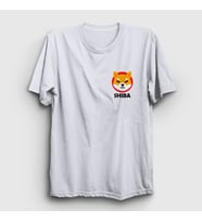 Presmono Unisex Beyaz Shiba Inu Bitcoin T-Shirt 264301tt (Beyaz)