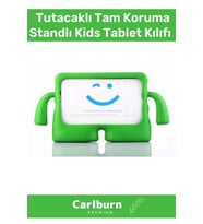 Özel Üretim Apple Ipad 7. 8. 9. Nesil 10.2 Inç Yumuşak Dokulu Tutacaklı Tam Koruma Standlı Kids