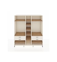 Kronos Dolap 11 Raflı 4 Çekmeceli 2 Askılı 220x59x243 Aytaşı-Çam/Aytaşı