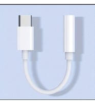 Galaxy A22 Uyumlu Type-c To 3.5 Mm Jack Kulaklık Çevirici Aux Dönüştürücü Adaptör