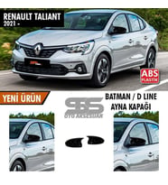 Renault Taliant Batman Yarasa Ayna Kapağı Piano Black