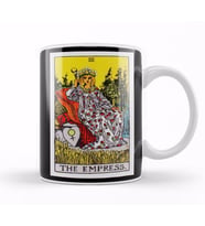 The Empress Rider Waite Tarot Card 01 Kupa Bardak Porselen
