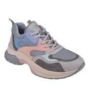 Pullman Simli Kadın Spor Ayakkabı Sneaker SMS-30162 GRİ MULTİ