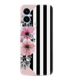 Pova 5 Kılıf Resimli Desenli Baskılı Silikon Flowers 4 1390