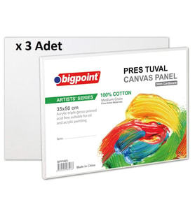 Bigpoint Artists' Pres Tuval 35x50cm x 3 Adet
