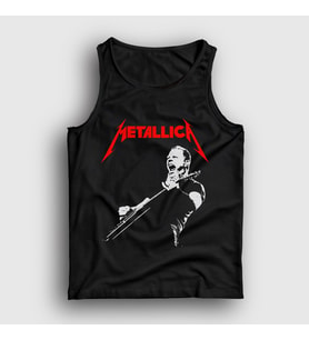 Presmono Unisex Siyah Guitar James Hetfield Metallica Atlet 435150tt