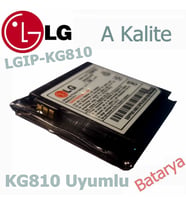 LG LGIP-KG810 KG-810 KG810 Uyumlu A Kalite Batarya