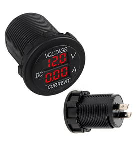 Ayt Powermaster IC-231E Voltmetre Ampermetre Pano Tipi 28 Mm Gerilim Akım Ölçer Dış Çapı 36.5 Mm