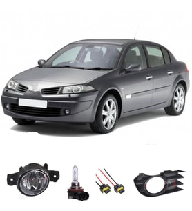 Renault Megane 2 Sağ+Sol Ön Sis Farı Seti 2002--2005