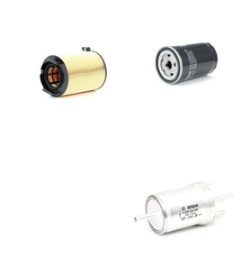 Bosch Filtre Bakım Seti Volkswagen Golf 6 1.6 Benzinli 2009-2013 Hava + Yağ f. + Yakıt Filtre Bosch