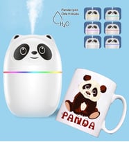 Sweet Panda H2o Oda Kokusu Nemlendirici & Kupa Arkadaşa Hediye Seti