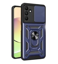 Galaxy M15 Kılıf Pars Lens Yüzüklü - Lacivert