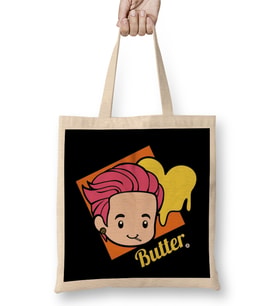Bts Butter Chibi Rm Butter Bez Çanta Uzun Saplı