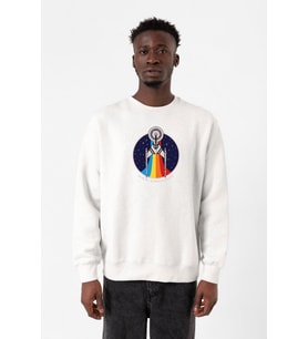 Star Trek Discovery Retro Ship Beyaz Erkek 2ip Sweatshirt