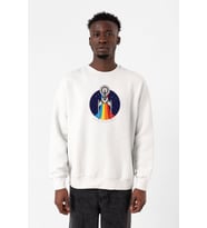 Star Trek Discovery Retro Ship Beyaz Erkek 2ip Sweatshirt