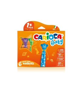 Teddy Jumbo Bebek Süper Yıkanabilir Keçeli Boya Kalemi 6'lı