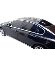 Vw Passat B8.5 Krom Cam Çerçeve Seti 8 Parça 2019 Ve Üzeri Paslanmaz Çelik
