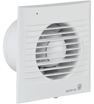 ErmaC S&P Decor-100 C Banyo Fanlar, Mini Aksiyel Banyo Fanı, Geri tepme ventilli