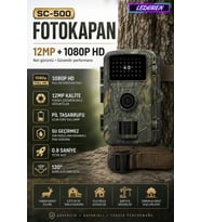 Sc-500 12 Mp 1080p Fotokapan Su Geçirmez Gece Görüşlü Fotokapan Pır Sensörlü Kamuflaj