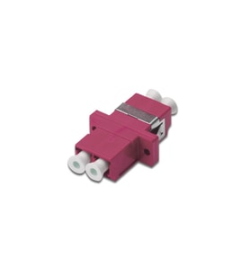 Beek OM4 Pink LC-LC Adaptör, Duplex, somun ve vida dahil