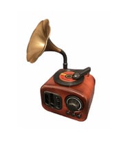 Kurmalı Gramafon Müzik Kutusu