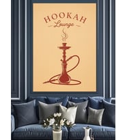 Nargile Nane Aromalı Posteri Dekoratif Kanvas - Mdf Ahşap Tablo