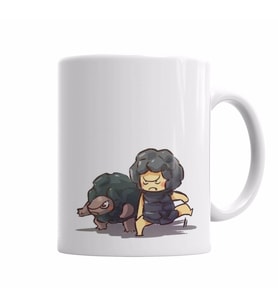Pikachu Gentleblack Kupa Bardak Porselen