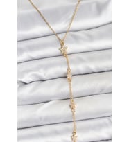 316L Çelik Zincir Gold Renkli Yıldız Model Kadın Y Kolye - TJ-BKO10670
