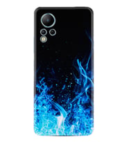 Infınix Note 12 Kılıf Silikon Desen Özel Seri Blue Fire 1678
