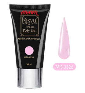 Adanil Misyul Profesyonel 30 ml Toz Pembe Poly Gel 3326 Akrilik Jel