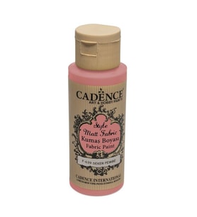 Cadence Style Matt Fabric Kumaş Boyası F-639 Şeker Pembe 